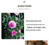Artificial Rose Vine for Outdoor Decor - Hanging, Shading & Balcony Beautification