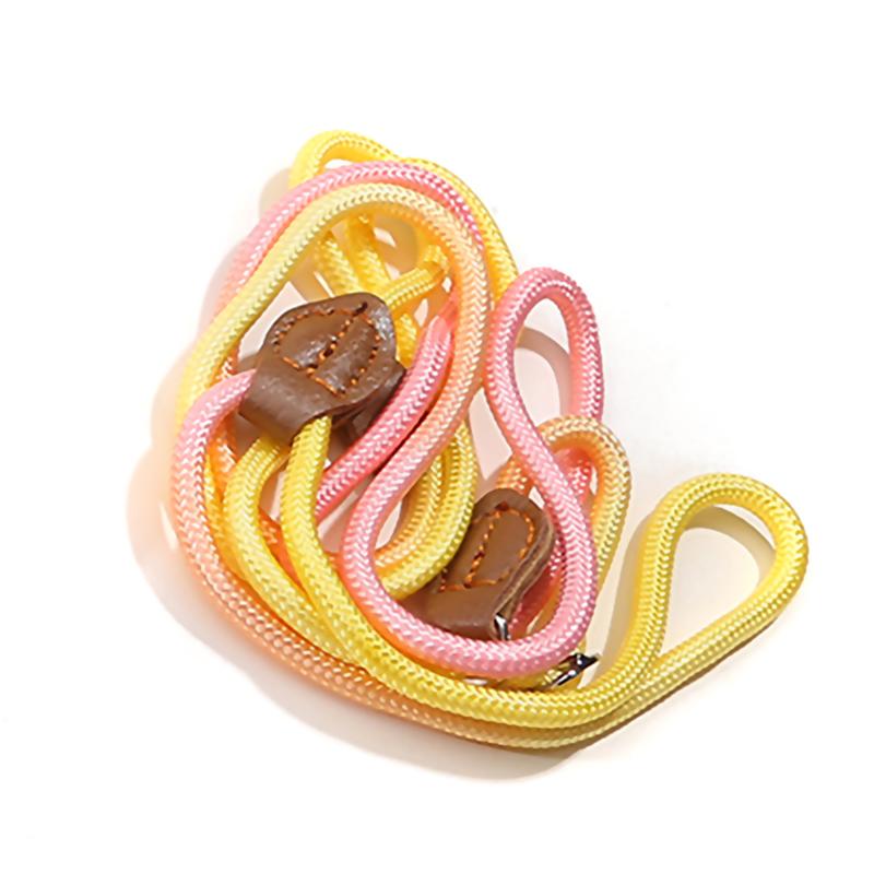 Поводок для бега домашних животных на открытом воздухе, удобная защитная веревка, утолщенный регулируемый поводок для прогулок с собакой, круглый поводок