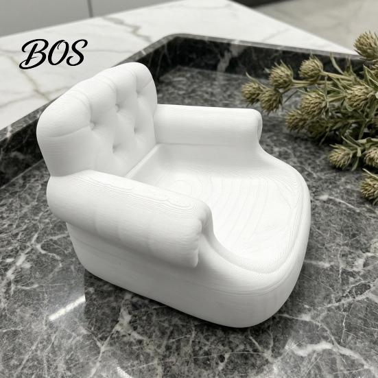 Unique Desk Organizer 3D Printed Mini Sofa Shaped Storage Box, Cute Couch Gift for Home Decor Desktop Organizer, Decorative Trinket Holder Keys