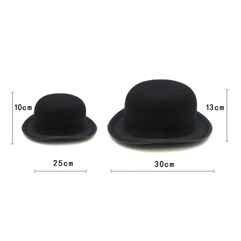 Role Play Magician Top Hat Halloween Props Bowler Top Hat Retro Top Cap  Party Supplies