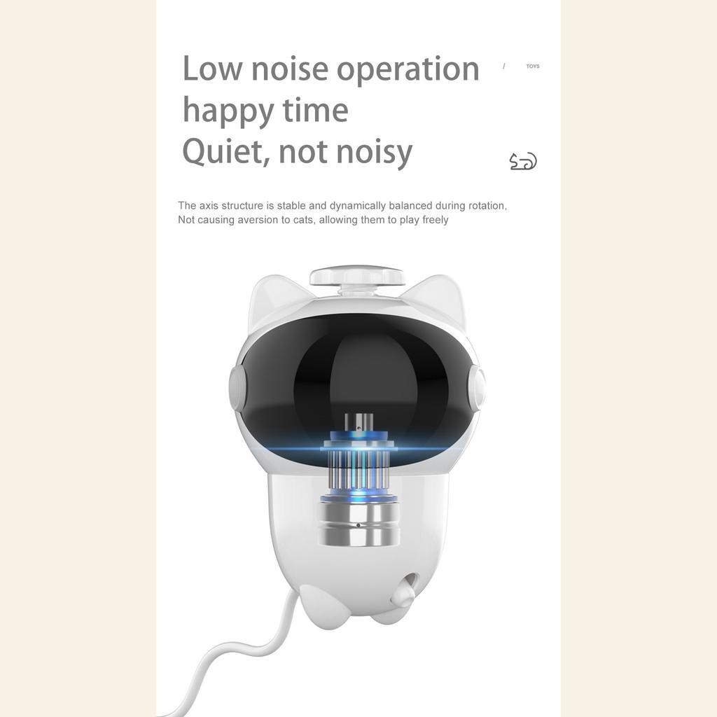 Cat Toy For Indoor Cats, Random Trajectory Motion Activated Rechargeable Automatic Cat Toy, Interactive Cat Toy For Bored Indoor Cats Kittens Dogs