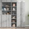 VidaXL Highboard Concrete Grey 40x41x185 Cm Engineered Wood, Sideboard, Storage Cabinet, High Cabinet, Cabinet, Cupboard 3281669