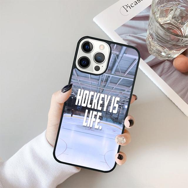 Чехол-обложка в стиле Хоккея для iPhone 17 Air 15 16e 14 13 12 Pro Max 11 Pro Max Plus Coque Shell