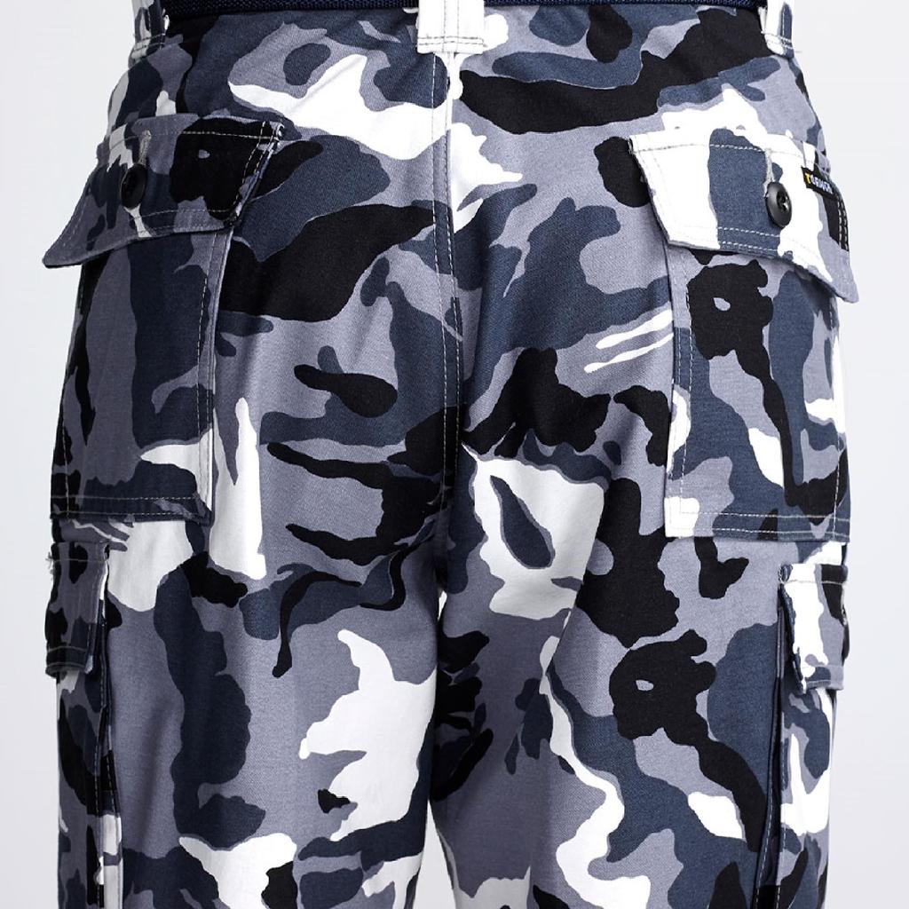 Pants Camouflage Green Camouflage Black and White 4441 Series Bottoms Work Clothes Tobi Clothing Waist 88cm Camouflage Green [Toraichi]