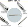 Stainless Steel Blow Fire Tube Outdoor Camping Mouth Blowpipe Retractable Two-end Fire Pipe Emergency Survival Tool