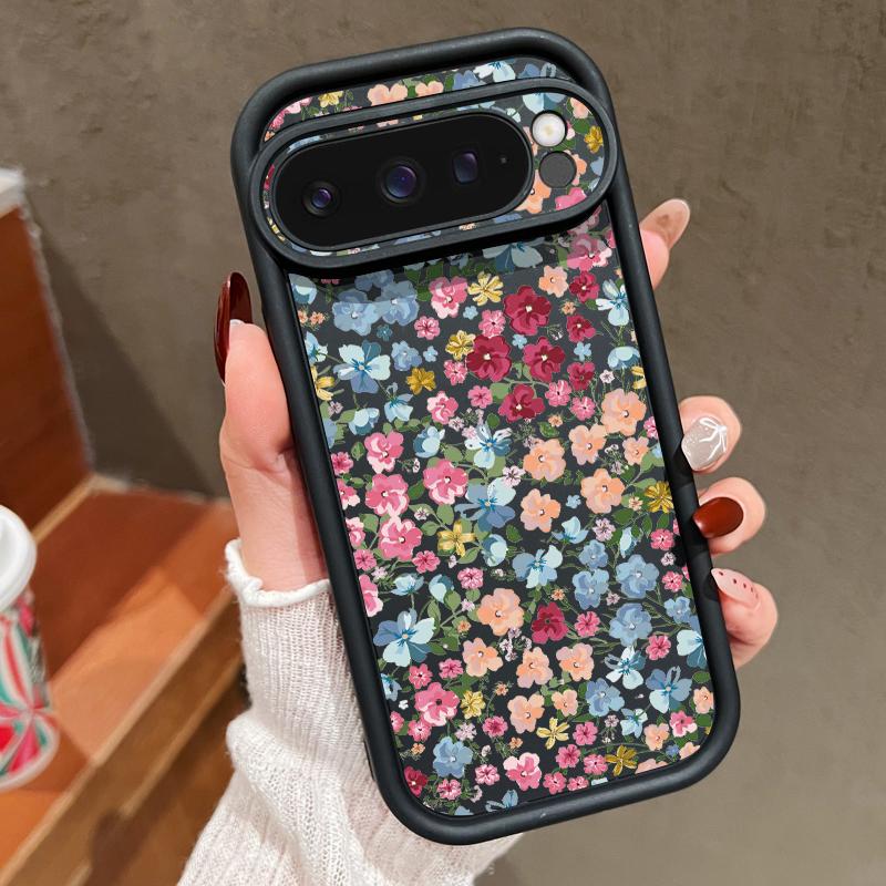 Модный мягкий чехол для телефона TPU с цветочным узором для Google Pixel 9 Pro XL 8 Pro 8A, защитный матовый противоударный бампер