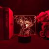 3d лампа аниме Hunter X Hunter Killua для декора спальни ночник подарок на день рождения светодиодный ночник манга HxH Killua
