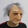 Scary Old Man Mask Realistic Wrinkle Face for Halloween Cosplay Party Props