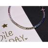 High Grade Cubic Zirconia 925 Sterling Silver Tennis Chain Bracelet Gold Plated Hypoallergenic Gift