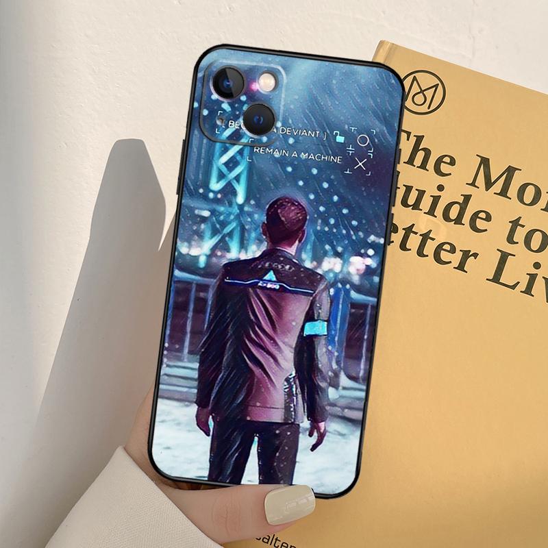 Чехол для телефона Detroit Become Human Для iPhone 16 15 14 Pro Max Plus 11 12 13 Pro Max XS 6 12 13 Mini Чехол-оболочка