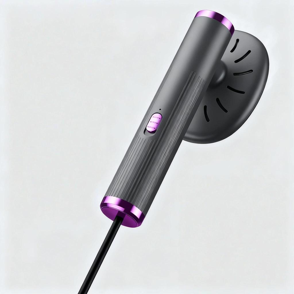 Портативный мини-паровой утюг Быстрый нагрев Двойное использование Отпаривание или глажка для дома, путешествий, быстрая коррекция - Хаки Серо-пурпурный