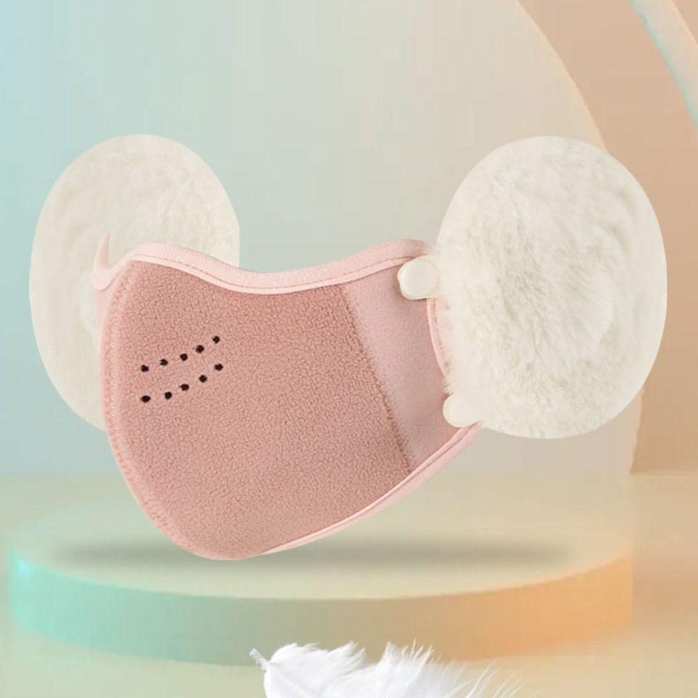 Windproof 2in1 Earmuffs Mask Thermal Earflap Mask Winter Accessories Motorcycle Face Shield Riding
