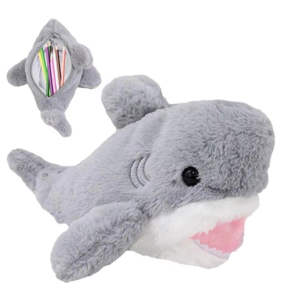 Большая вместительная сумка для карандашей с рисунком, портативная пушистая сумка для карандашей для подростков, девочек и мальчиков