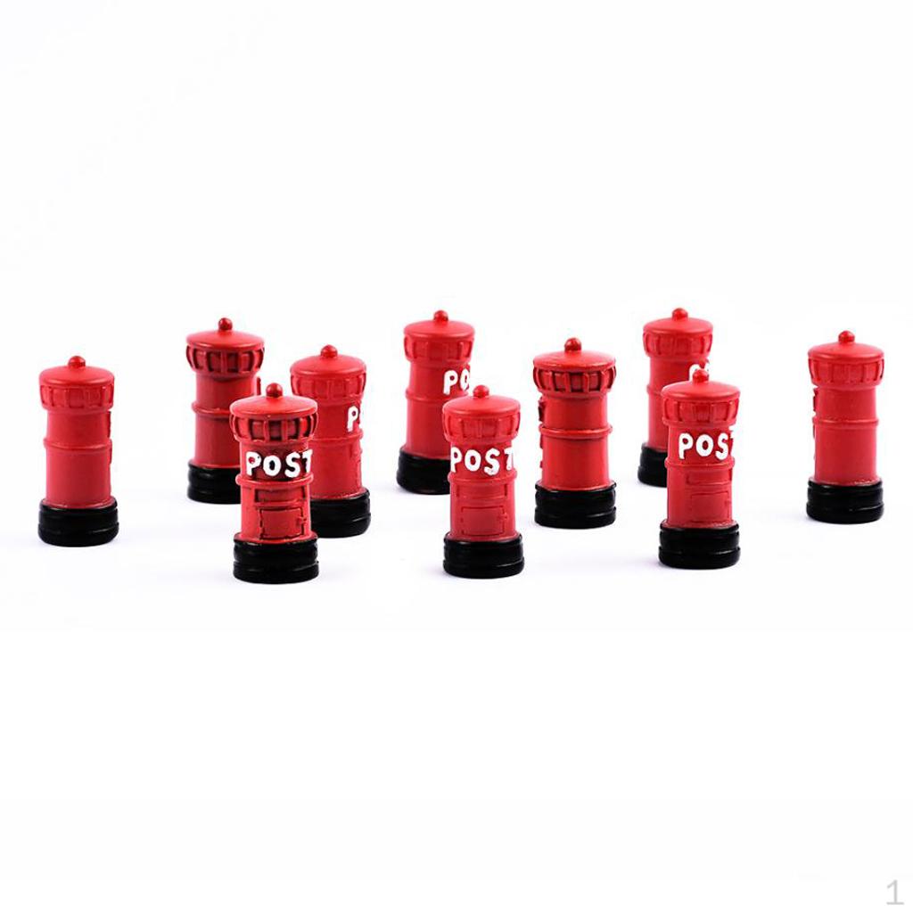 10 Letterbox Mailbox Model Doll House Accessories-Mailbox