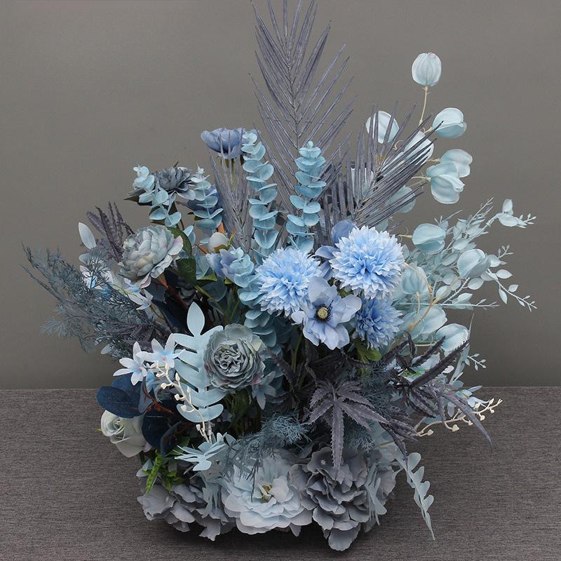 1 шт. Искусственный цветок эвкалипта для свадьбы, подходит для украшения на открытом воздухе, дома, на свадьбе, на праздничной вечеринке