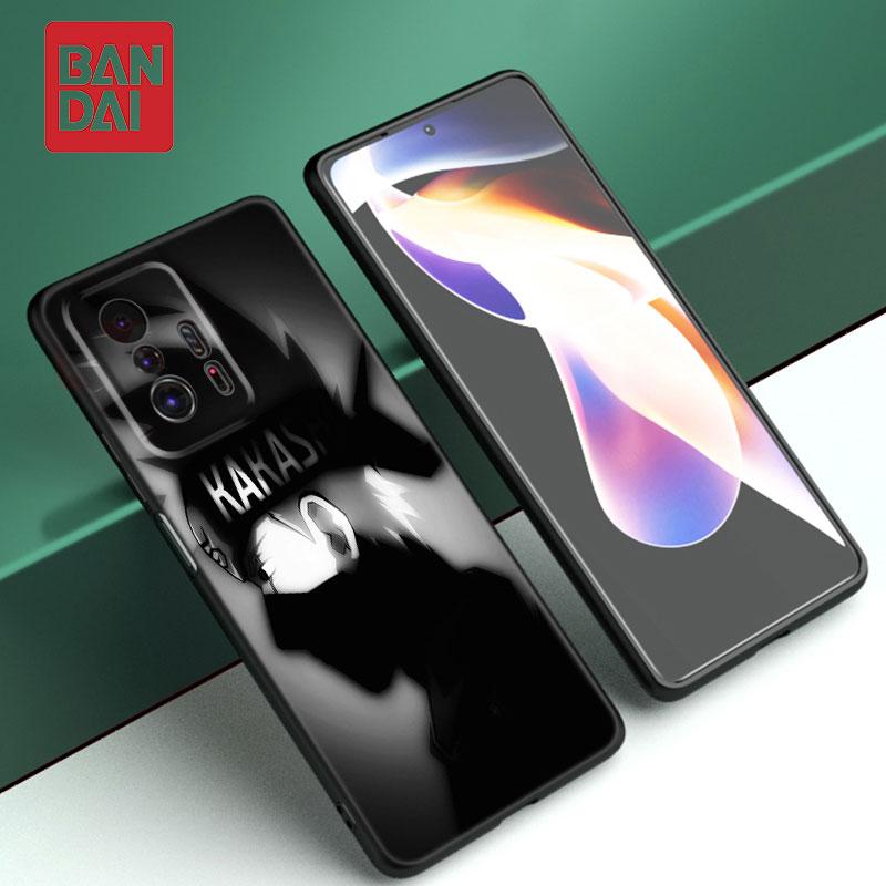 Черно-белый чехол для телефона «Наруто» для Xiaomi Mi POCO X3 NFC GT M4 M3 12 11T 10T Pro A2 11 Lite NE 11i 5G 12X F3 A3, черный чехол