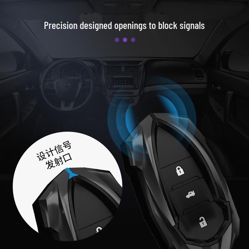 Compatible Key Cover Set for 2021 Chery Little Ant EQ1, Tiggo E, Arrizo E, Big Ant Pro