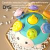 Montessori Hedgehog Baby Toy Fine Motor Skills Development Teether Rattle Rotating 3 In 1 Color Recognition Infant Hedgehog Toy