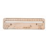 Children Learning Ruler Wood Reading Ruler Wood Drawing Ruler for Kids Students Reading Measuring Classroom Learning Aid