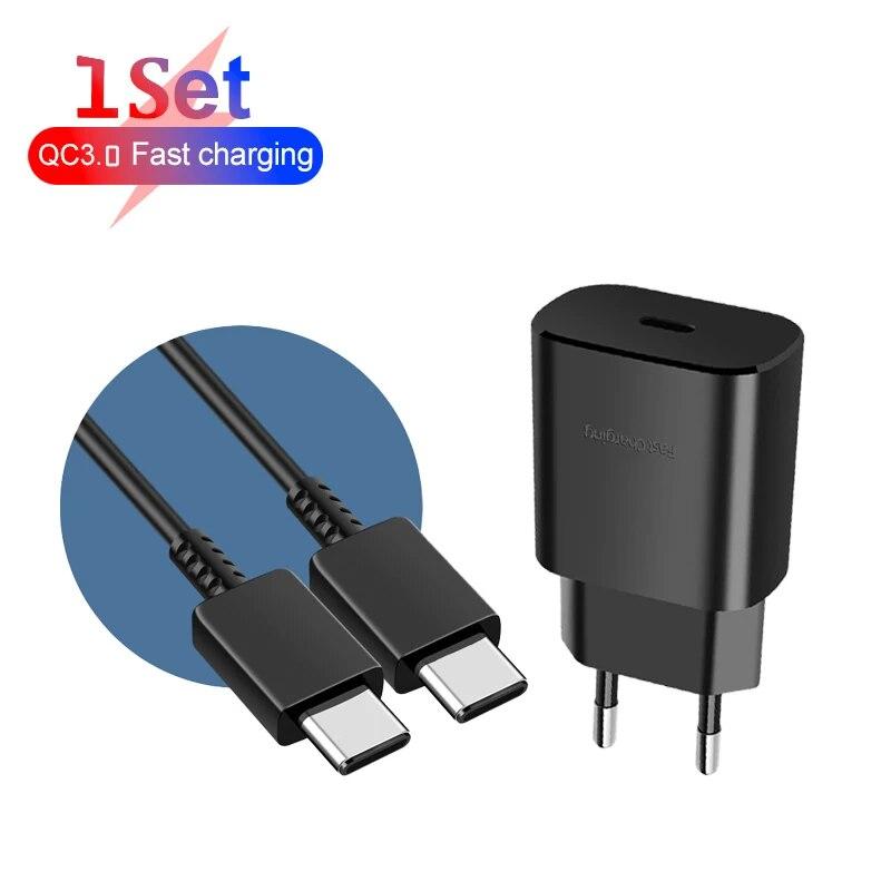 25 Вт USB зарядное устройство QC 3.0 быстрая зарядка для Samsung S20 S21 зарядное устройство для мобильного телефона портативное настенное мобильное зарядное устройство быстрая зарядка