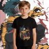 My Hero Academia Midoriya Anime Print Kids Pure Cotton T Shirt Boys Girls Summer Casual Wear