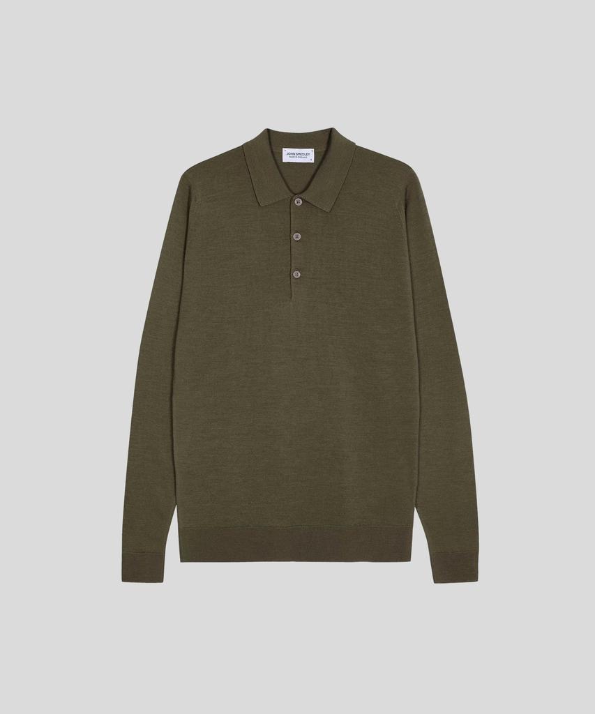 JOHN SMEDLEY Belper Extra Fine Merino Wool Standard Fit Polo Knit Seasonal 9 Colors (A Type)