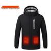 Smart Heat USB Electric Heated Underwear: Unisex Mid-Length Sportswear Jacket for Outdoor Activities
