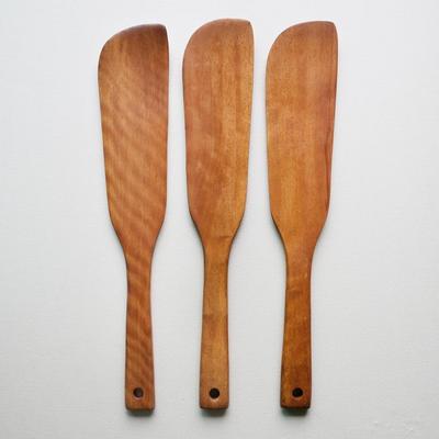 Деревянная длинная квадратная лопатка для жарки Romwood из палисандра