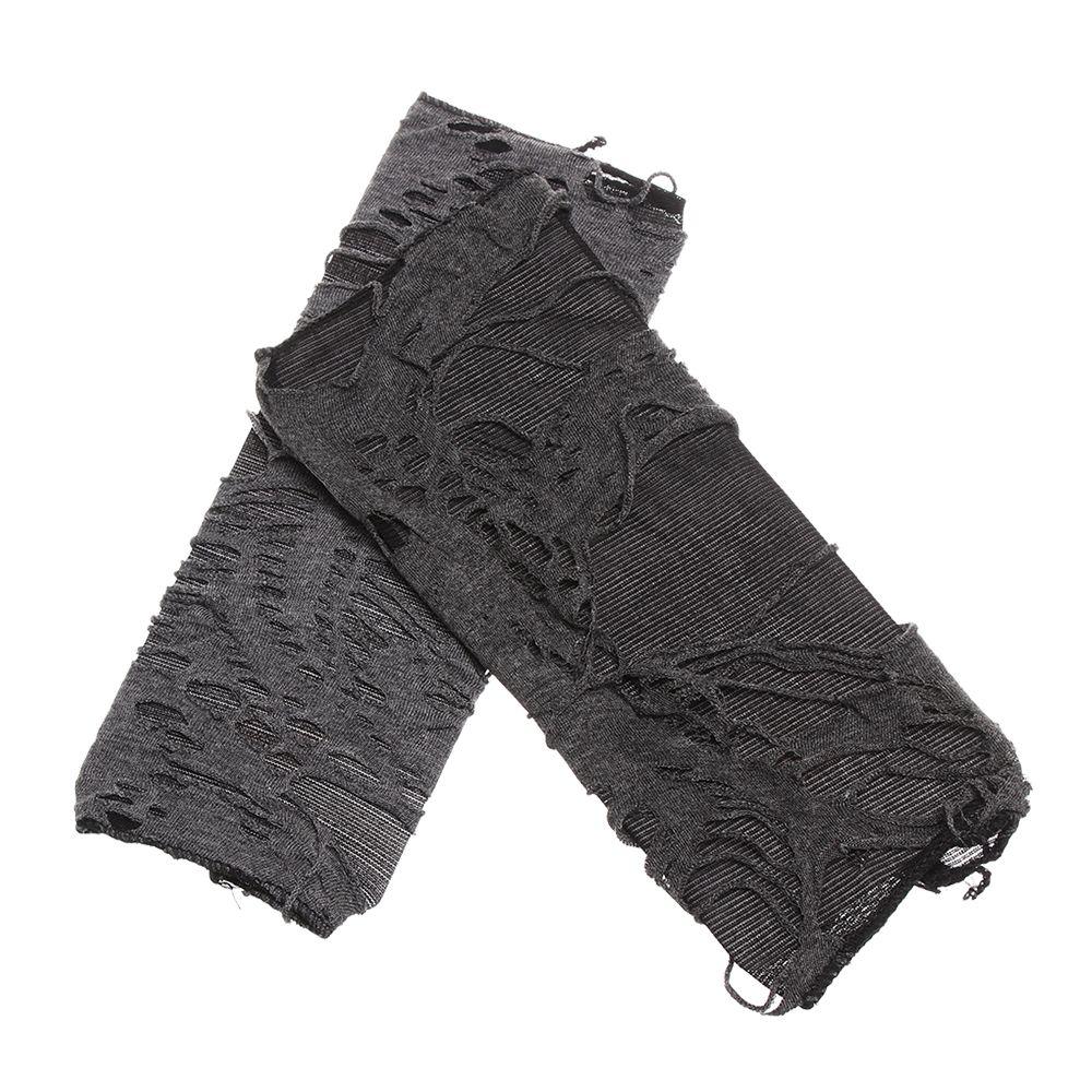 Косплей Вечеринка Длинные Безпалые Митенки Гот Стиль Нищего Хэллоуин Перчатки Панк Варежки Дыра