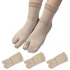 Authentic Pile Tabi Made In Sizes 3 Pairs "Kiwame" Socks, Japan, Thick, Anti-Heat Removal, Two-Prong, Antibacterial, Breathable, Deodorizing,