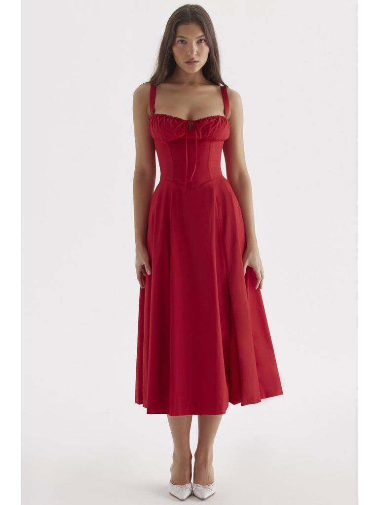 2026 Элегантное французское летнее платье-слинг высокого класса для женщин