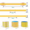 Датчик движения 5 В USB COB лента 3 мм 5 мм 8 мм Зеленый/Белый/Синий/Розовый/Желтый/Розовый Гибкая лента-веревка Декор для спальни Домашний свет