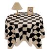 Cotton Checkerboard Tablecloth Korean Style Table Cover INS Plaid Tablecloth  Coffee Table