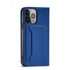 Hurtel Blue Magnetic Wallet Case for iPhone 13 Pro