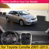 Для Corolla E140 E150 2007 ~ 2013 противоскользящий коврик для приборной панели, солнцезащитный козырек, коврик для приборной панели, автомобильные аксессуары 2008 2011 2012