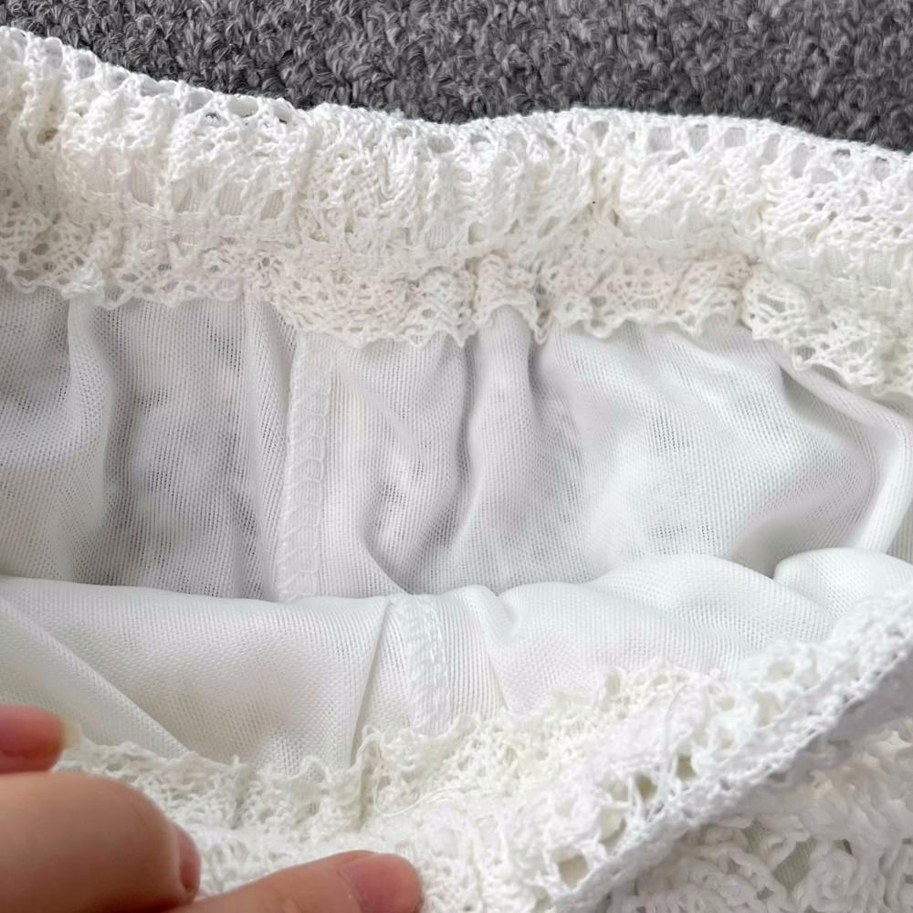 Summer Elegant Knit Two Piece Sets Women Vacation Backless Camisole Elastic Waist Shorts Fashion Hollow Out Y2K Beach Style Suits