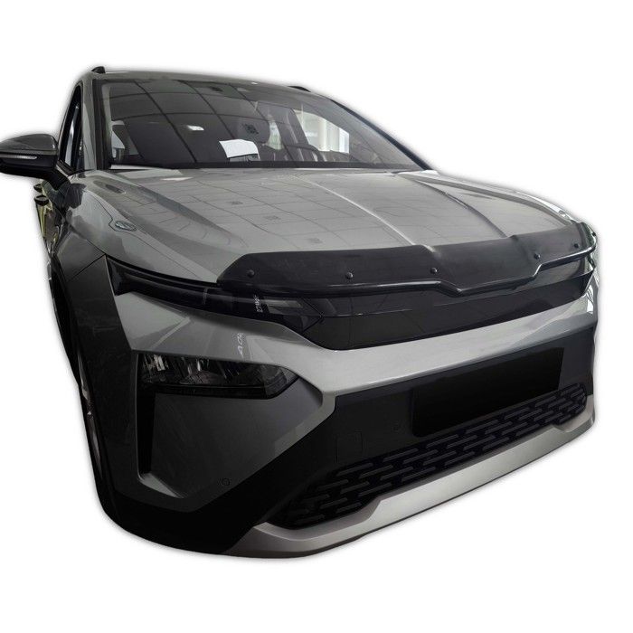 SCOUTT | Bra Capot Déflecteur Protection Pour Skoda Elroq Depuis 2025, Aérodynamique, Assemblage Facile, Aucun perçage requis