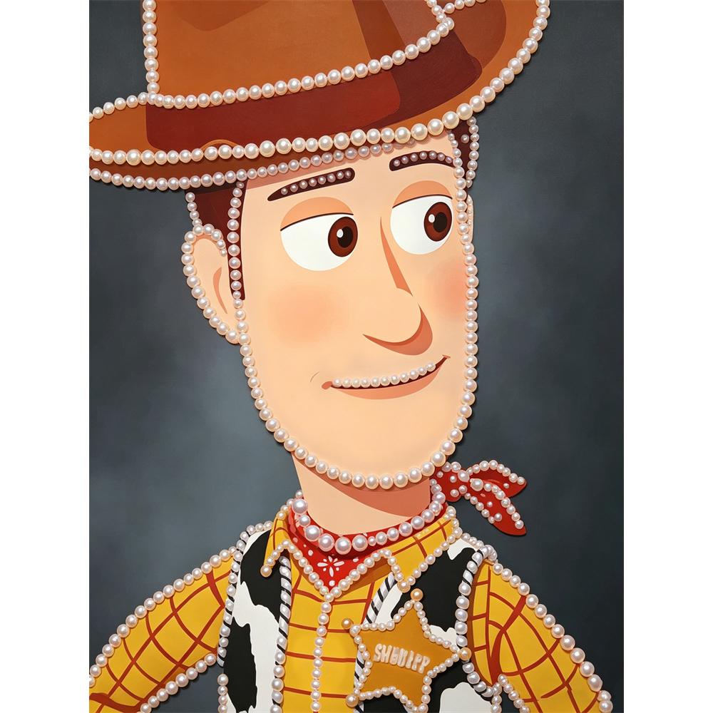 Disney Pearl Painting Toy Story Woody Art Kit Adult Beginner Home Wall Decor Special Shape