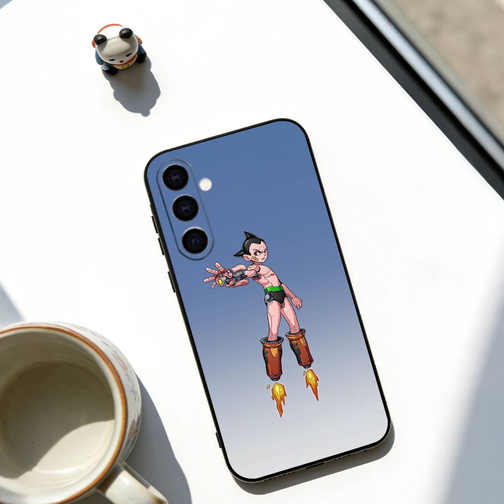 Astro Boy Phone Case For Samsung Galaxy A73,A72,A71,A70,A53,A52,A51,Others Soft Black Cover
