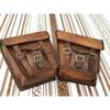 Leather Side 2 Bags Pouch Saddlebags Panniers New Motorcycle 2 Pcs Side Pouch