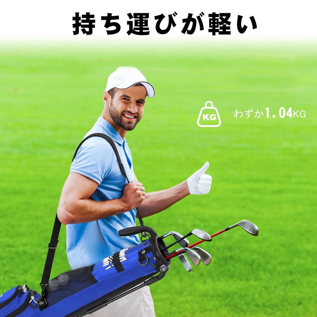 MAZEL Golf Club Ultra Large Capacity включает в себя капюшон и вмещает 8 клюшек, легкий, карманный, для хранения, мужской, женский (синий)