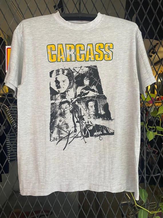 Carcass Band Tour in Ash Grey T-shirt S to 5XL NE400 Unisex T-Shirt