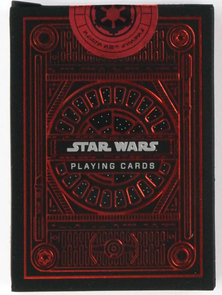 BICYCLE STAR WARS DARK SIDE LIGHT SPECIAL EDITION SILVER RED playing cards 1 DECK