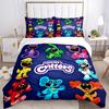 Happy Critter Friends Print 3Pcs Bedding Setduvet Cover With 2 Bedropillowcase Home Birthday Gift