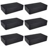 GTIWUNG ABS Plastic Electrical Project Box Enclosure Case Junction Box Junction Box Junction Box ABS Waterproof Box Pack of 6 Black 100 X 60 X 25mm