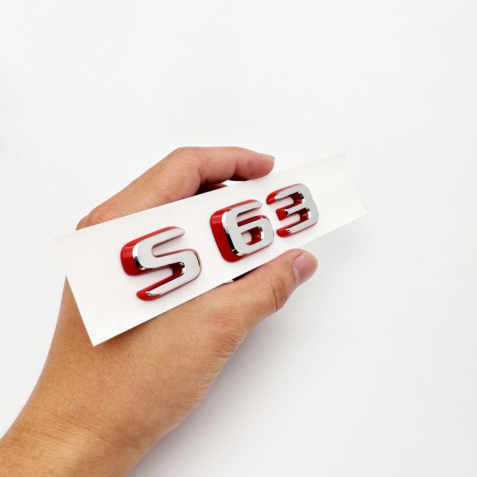 3D Новый стиль Двухцветные Цифры Буквы S63 S65 S63L S65L ABS Шильдик для W222 W223 Автомобиля Крыло Багажник Логотип Наклейка