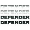 1pcs 3D ABS for Land Rover Car letters Front Hood Emblem Bonnet Sticker Rear tail Trunk Badge Decal Styling auto accessories XS3