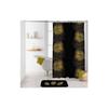 Rideau de douche - DOUCEUR D'INTERIEUR - Orbella - 180 x 200 cm - Polyester - Imprimé Noir