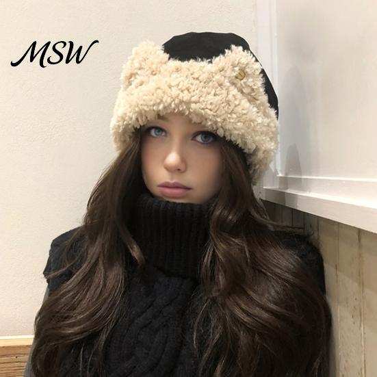 Cozy Thermal Winter Cat Ear Sherpa Fleece Hat for Women, Windproof Protection Fluffy Women Hat, Thick Warm Fuzzy Skull Cap Outdoor Cycling Autumn