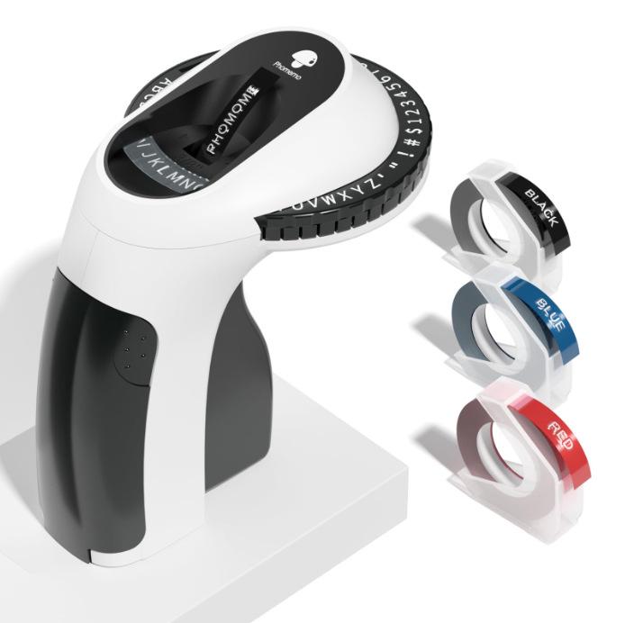 Портативный ручной ретро-принтер для тиснения этикеток Phomemo (Не требуется электричество)